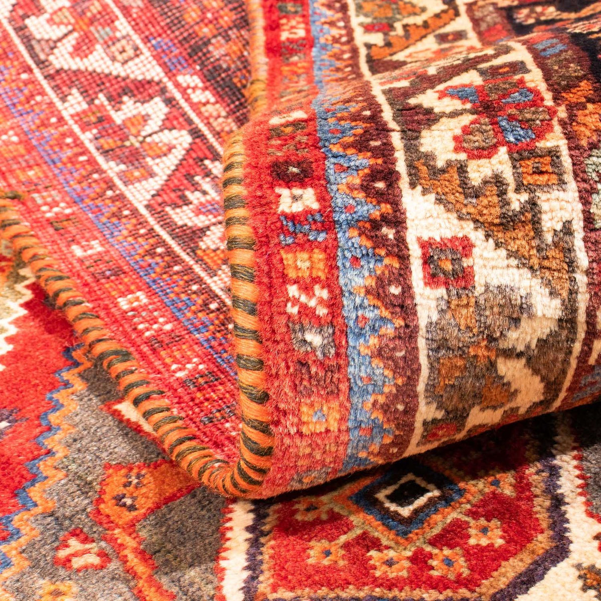 Persisk matta - Nomadic - 155 x 112 cm - röd