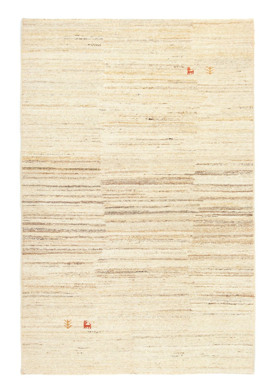 Gabbeh-matta - persisk - 180 x 117 cm - beige