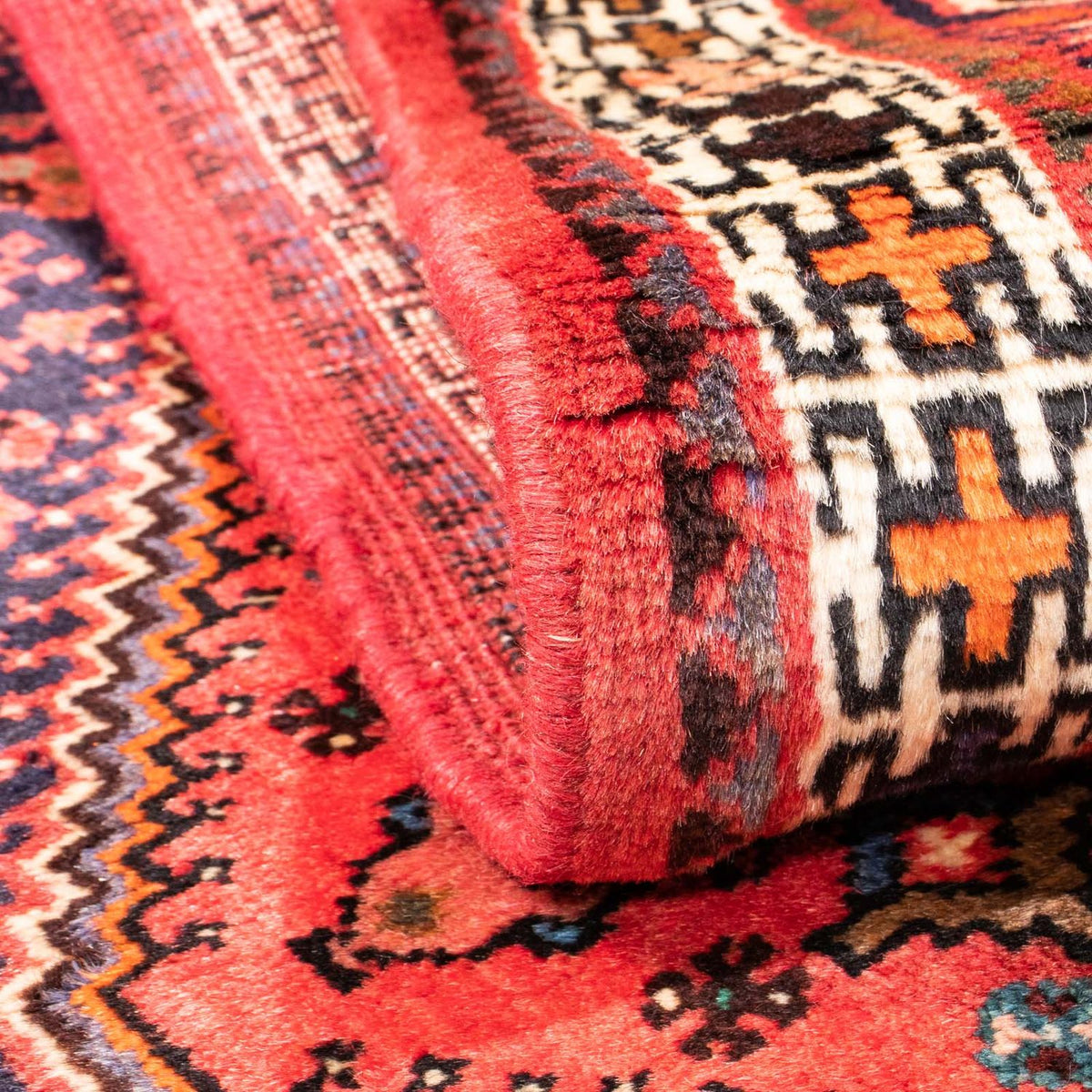 Persisk matta - Nomadic - 143 x 108 cm - ljusröd