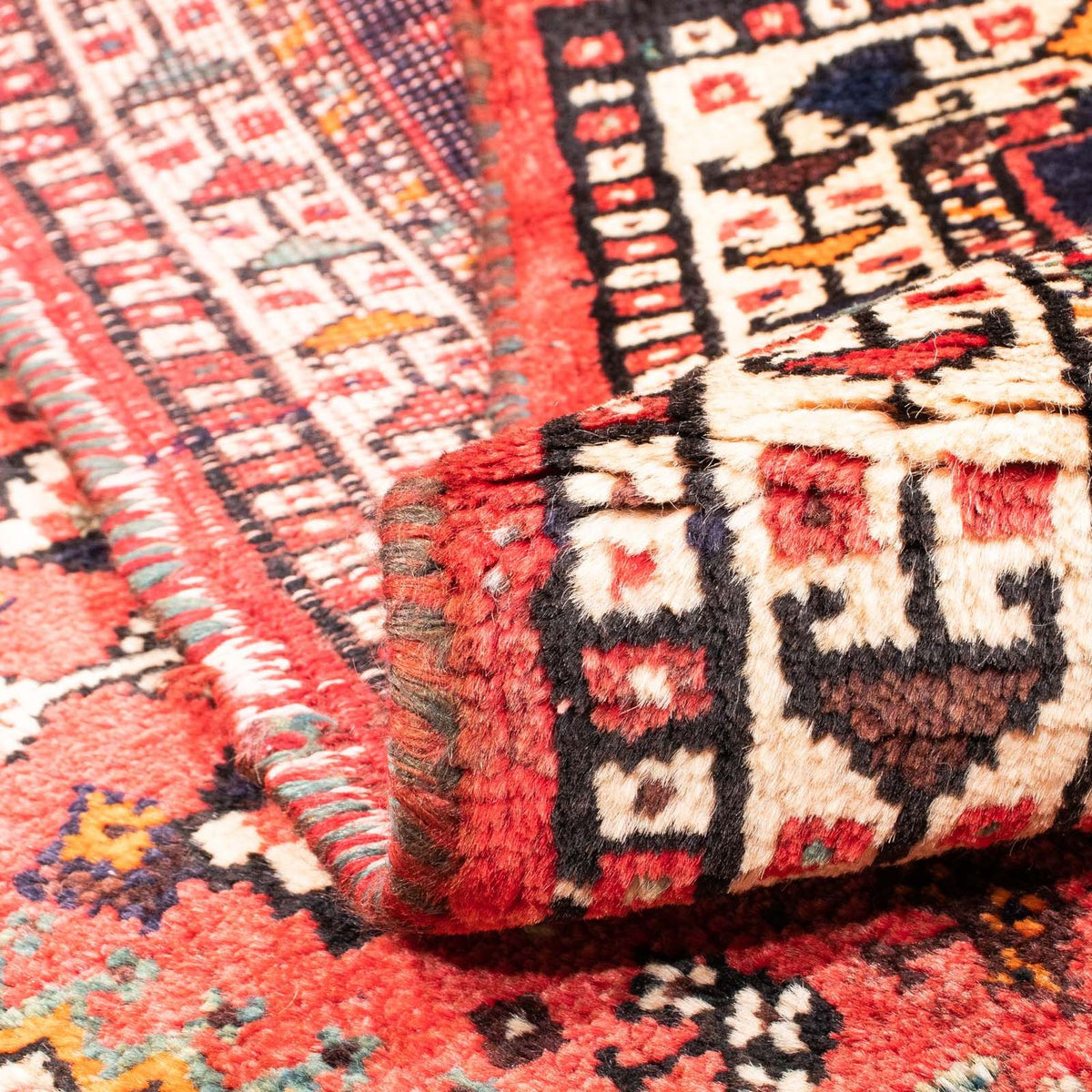 Persisk matta - Nomadic - 144 x 115 cm - ljusröd