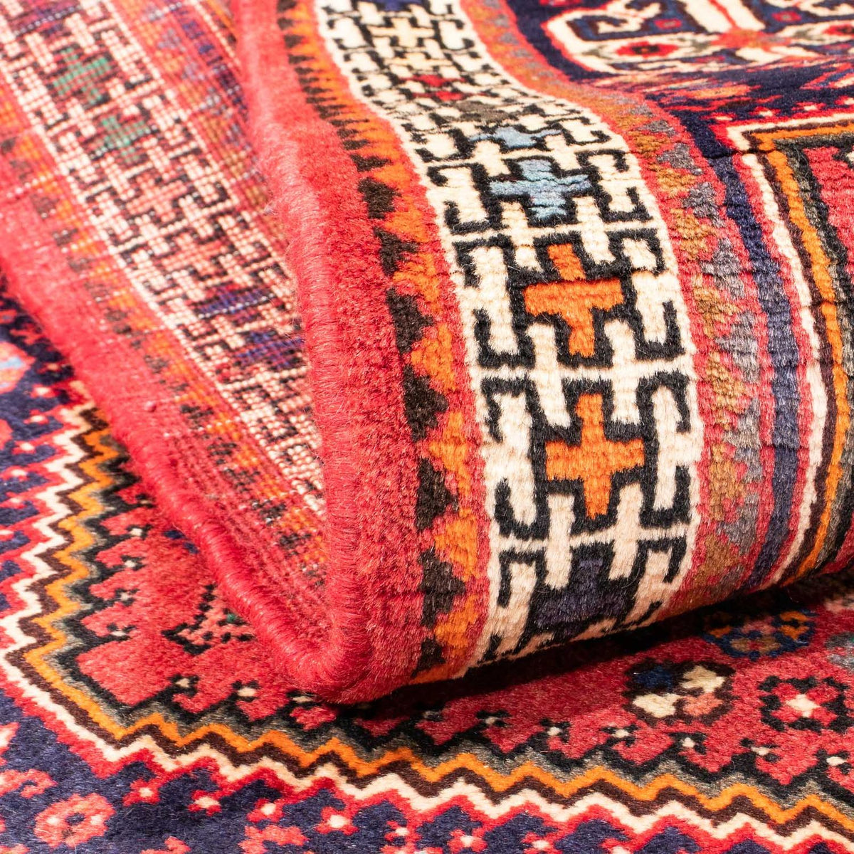 Persisk matta - Nomadic - 144 x 103 cm - röd