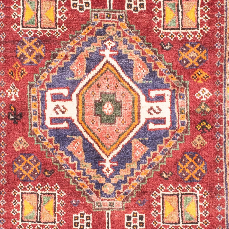 Persisk matta - Nomadic - 150 x 105 cm - mörkröd