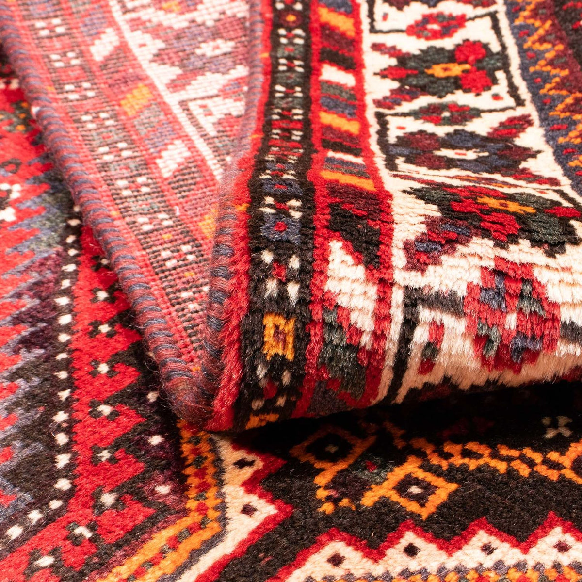 Persisk matta - Nomadic - 158 x 110 cm - mörkröd