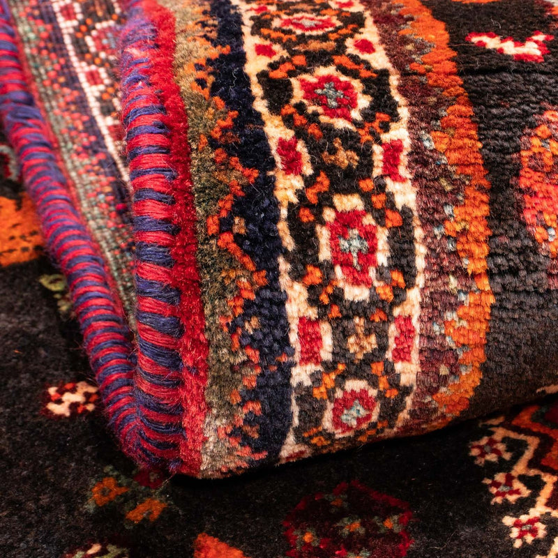 Persisk matta - Nomadic - 174 x 124 cm - mörkröd