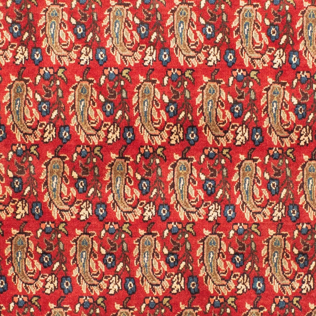 Persisk matta - Nomadic - 160 x 110 cm - mörkröd