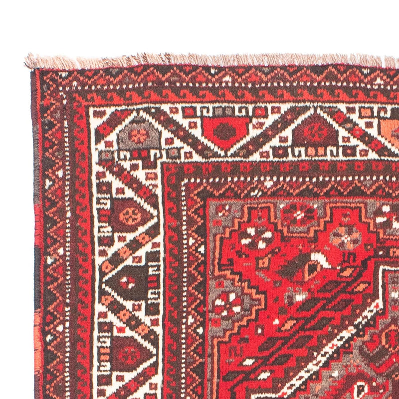 Persisk matta - Nomadic - 165 x 110 cm - mörkröd