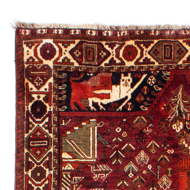 Persisk matta - Nomadic - 220 x 145 cm - mörkröd