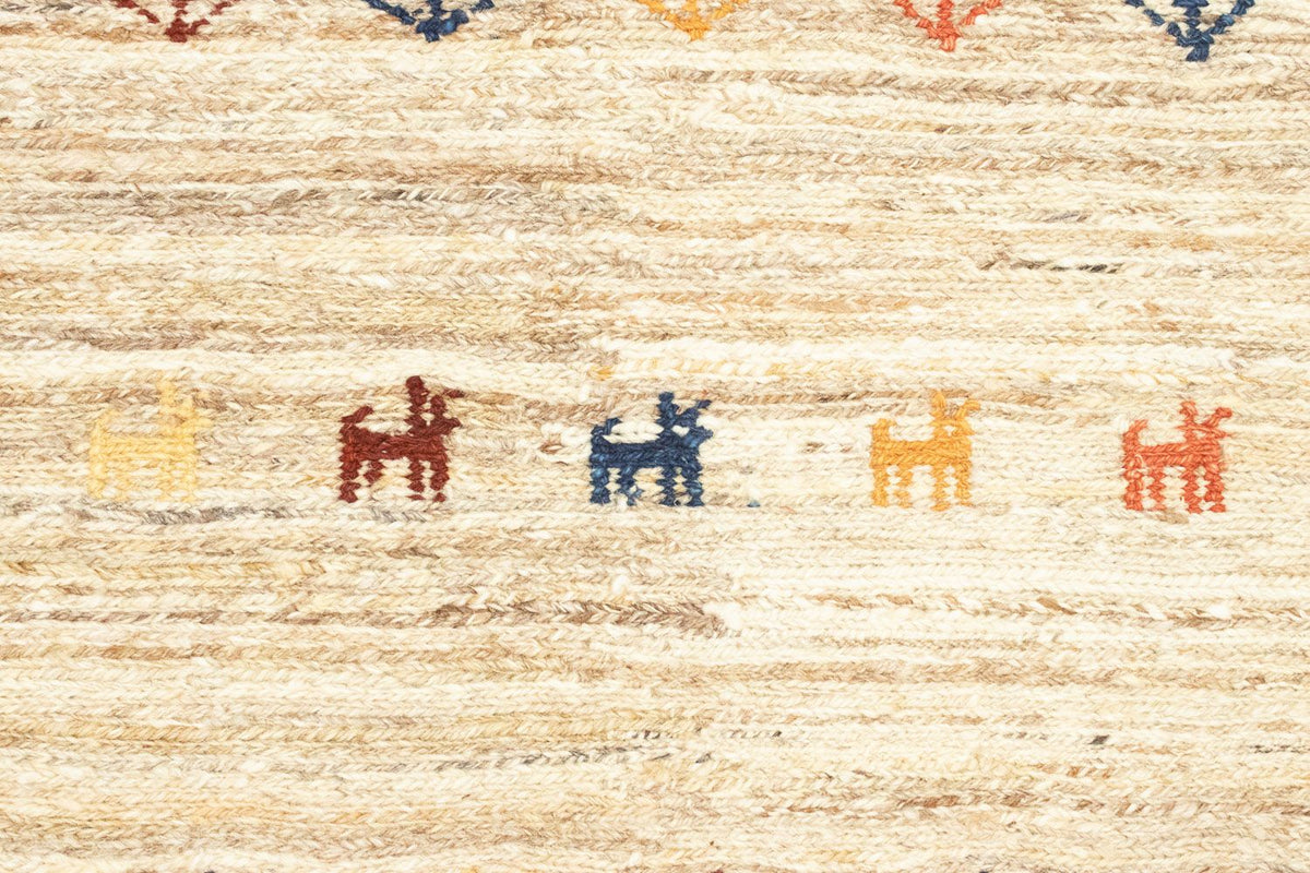 Gabbeh-matta - persisk - 182 x 110 cm - beige