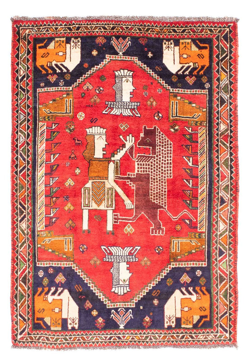 Persisk matta - Nomadic - 172 x 130 cm - röd