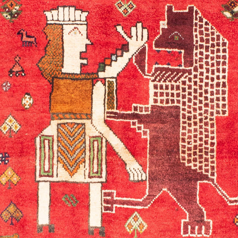 Persisk matta - Nomadic - 172 x 130 cm - röd