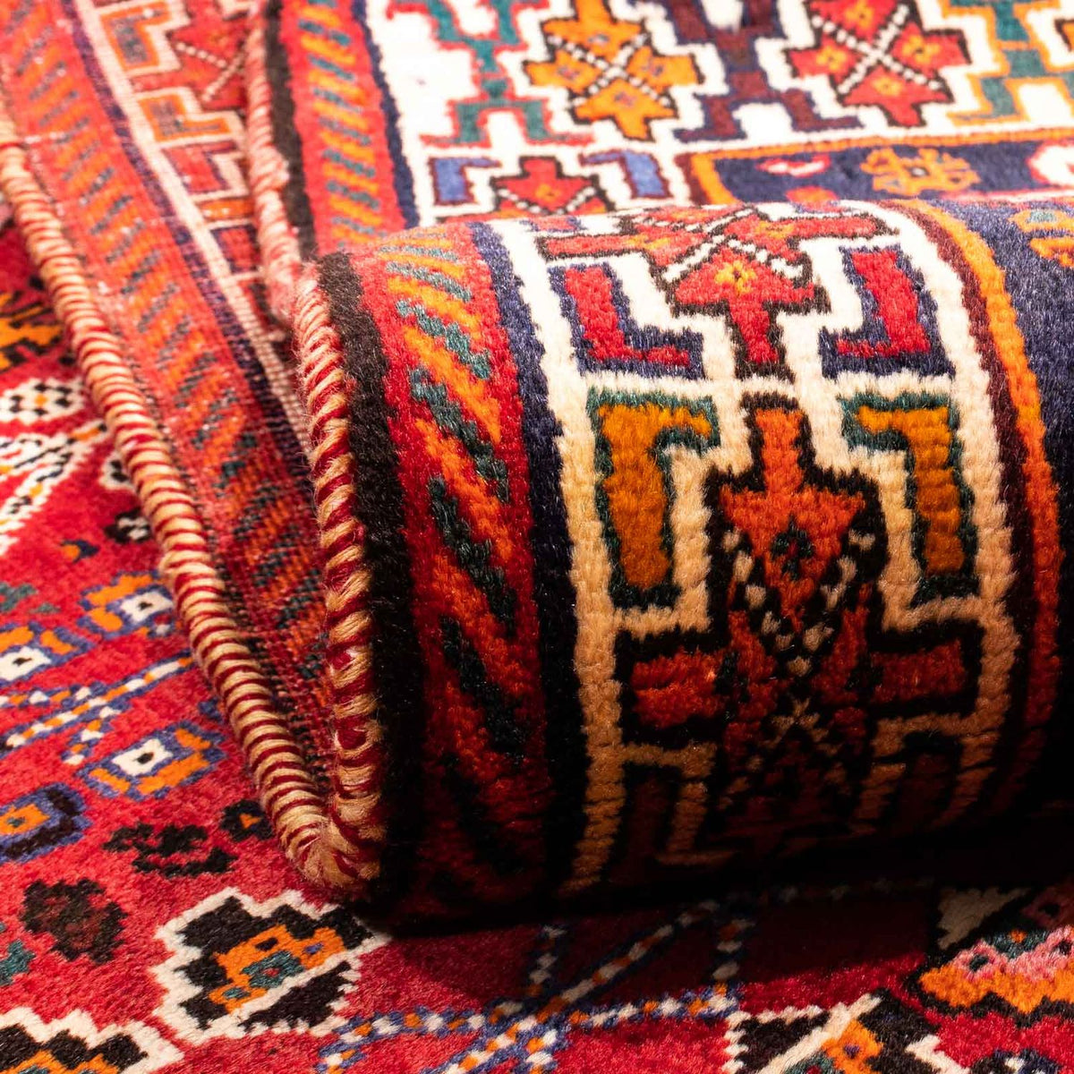 Persisk matta - Nomadic - 255 x 160 cm - mörkröd