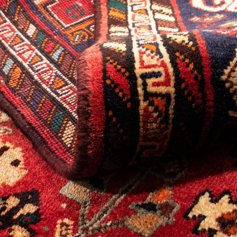 Persisk matta - Nomadic - 185 x 138 cm - mörkröd