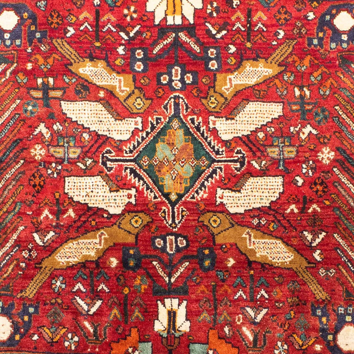 Persisk matta - Nomadic - 170 x 130 cm - mörkröd