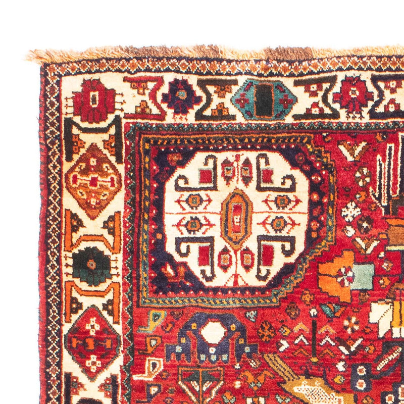 Persisk matta - Nomadic - 170 x 130 cm - mörkröd