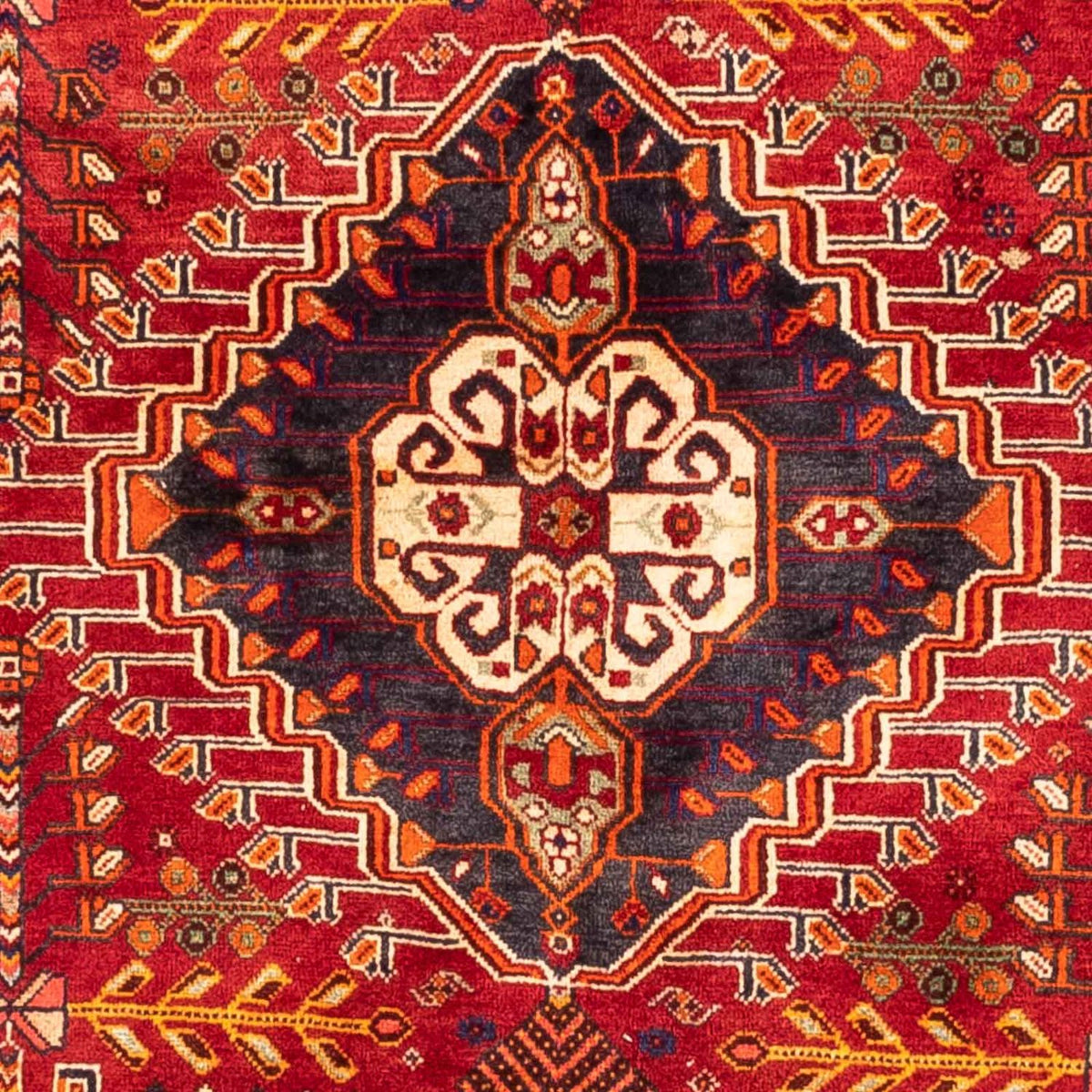 Persisk matta - Nomadic - 258 x 165 cm - mörkröd