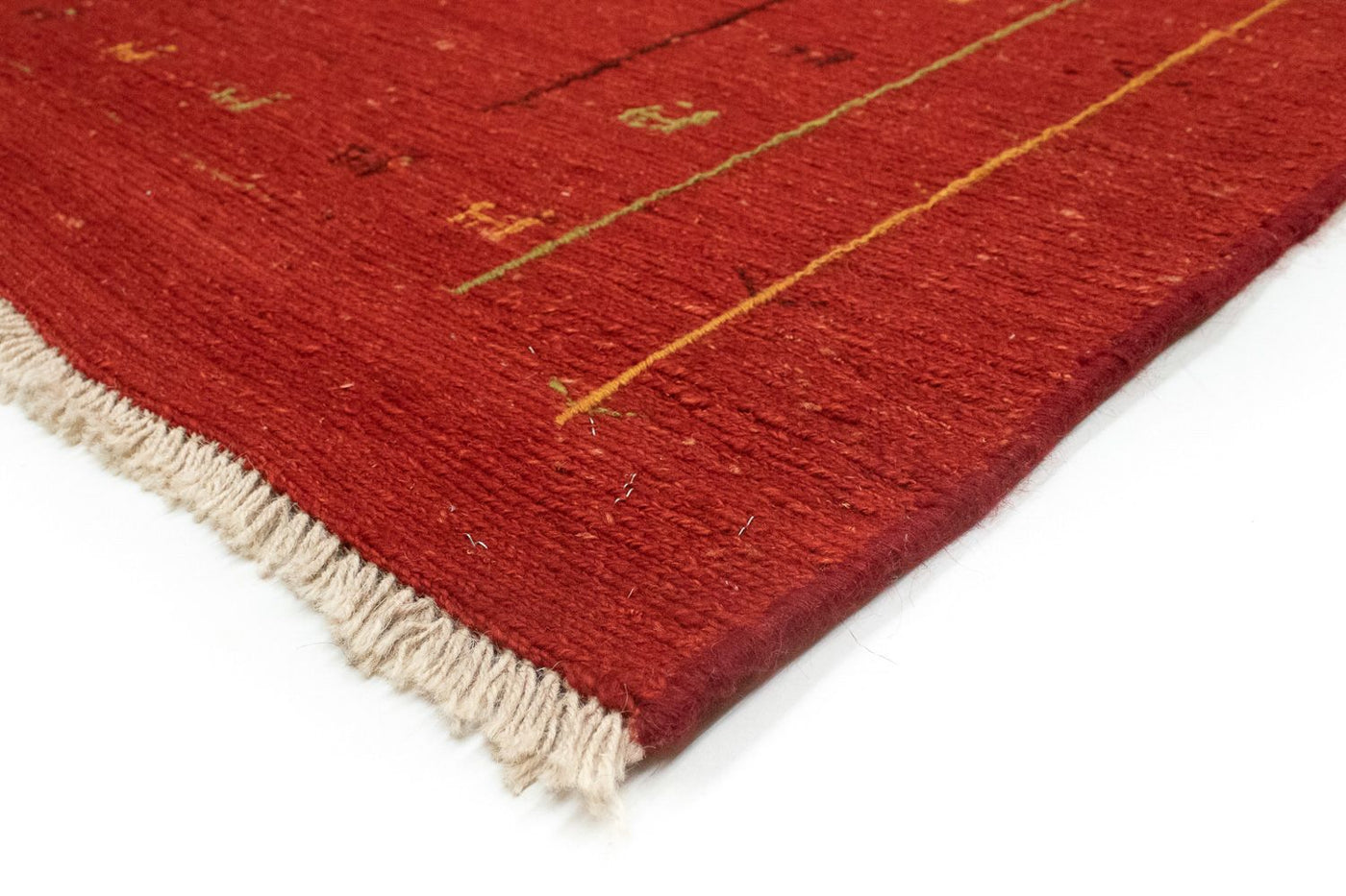 Persisk Gabbeh Mattan 195x151cm - Perserteppich Wollteppich