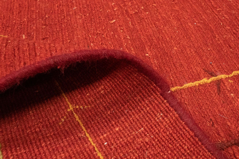 Gabbeh-matta - persisk - 195 x 151 cm - röd