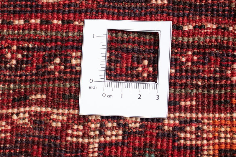 Persisk matta - Nomadic - 245 x 190 cm - mörkröd