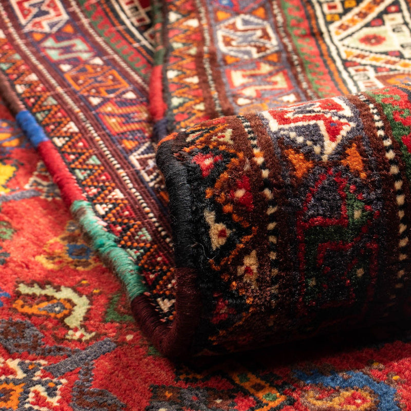 Persisk matta - Nomadic - 295 x 210 cm - mörkröd