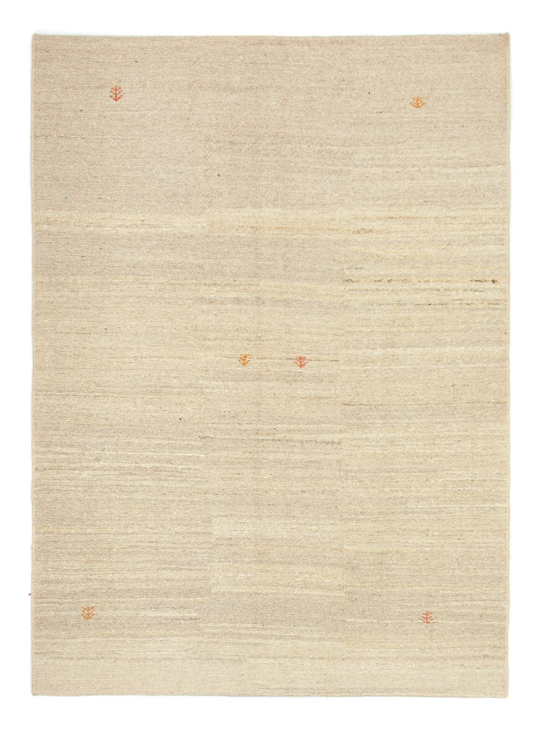 Gabbeh-matta - persisk - 198 x 141 cm - beige