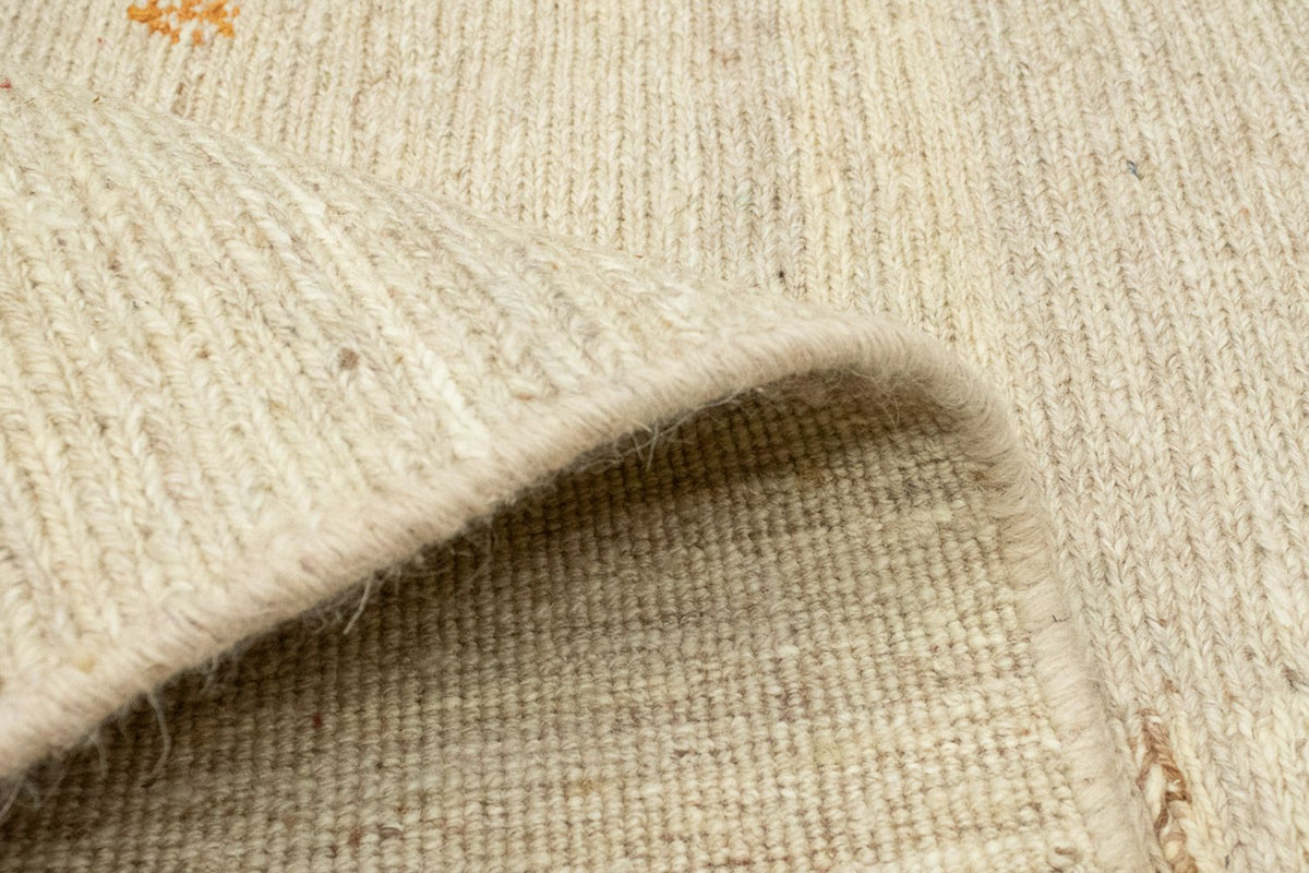 Gabbeh-matta - persisk - 198 x 141 cm - beige