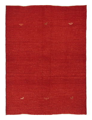 Gabbeh-matta - persisk - 195 x 147 cm - röd