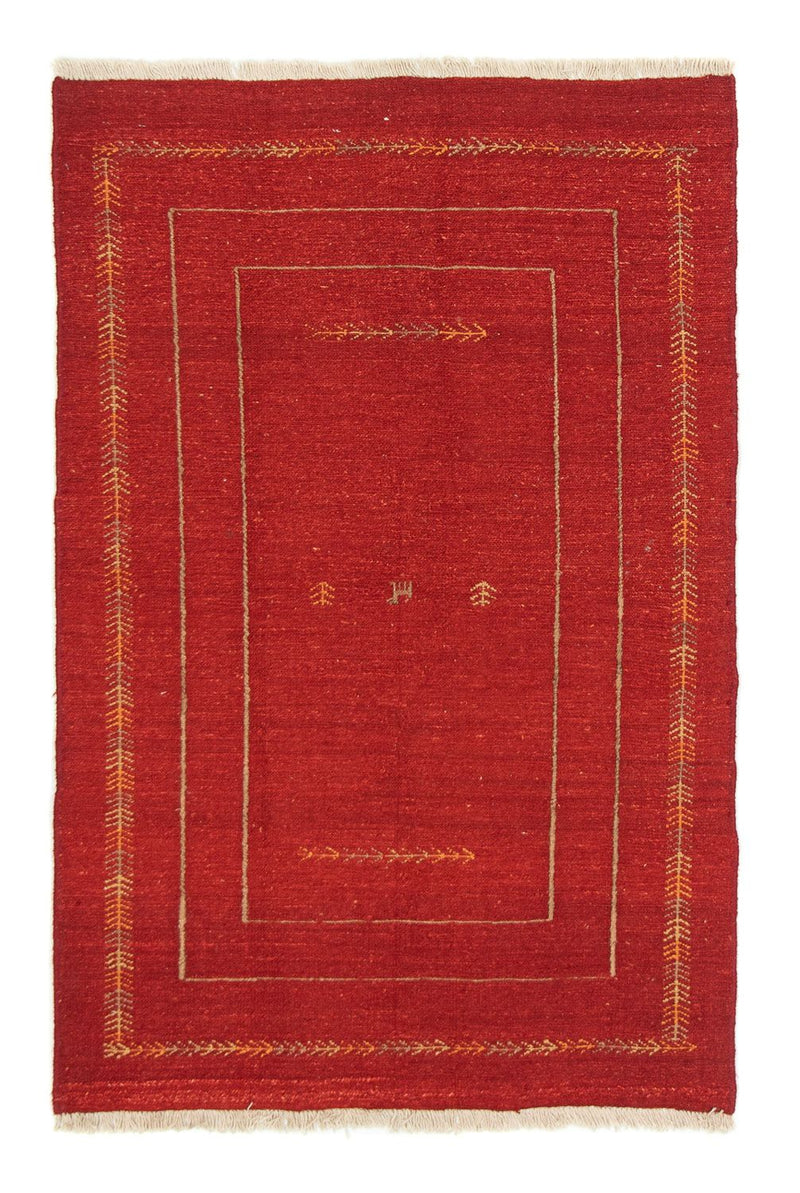Gabbeh-matta - persisk - 170 x 112 cm - röd