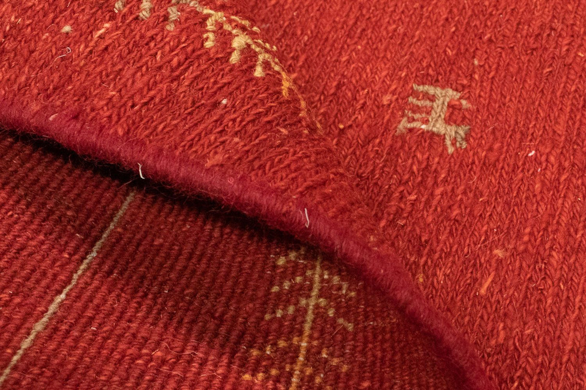 Gabbeh-matta - persisk - 170 x 112 cm - röd