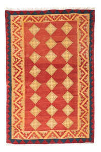 Kelim Carpet - orientalisk matta - 190 x 120 cm - orange