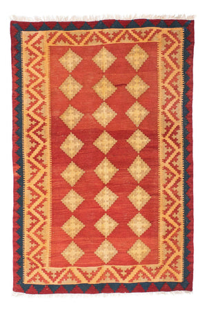 Kelim Carpet - orientalisk matta - 190 x 120 cm - orange