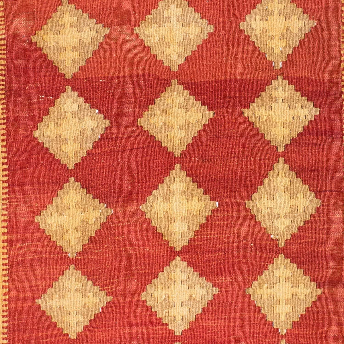 Kelim Carpet - orientalisk matta - 190 x 120 cm - orange