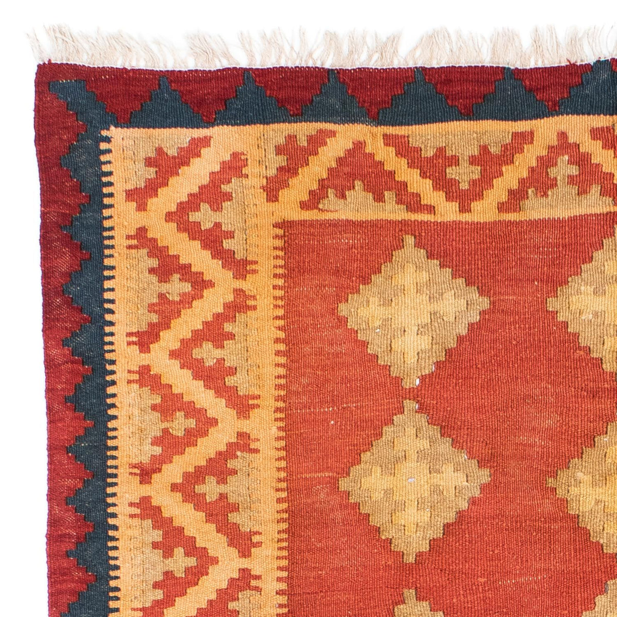 Kelim Carpet - orientalisk matta - 190 x 120 cm - orange