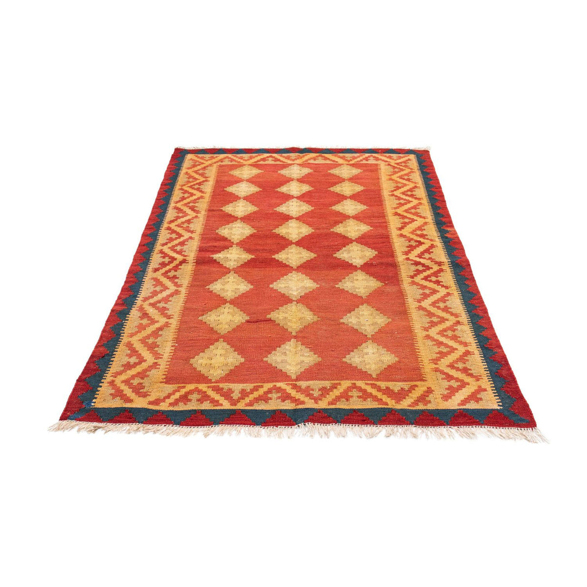 Kelim Carpet - orientalisk matta - 190 x 120 cm - orange