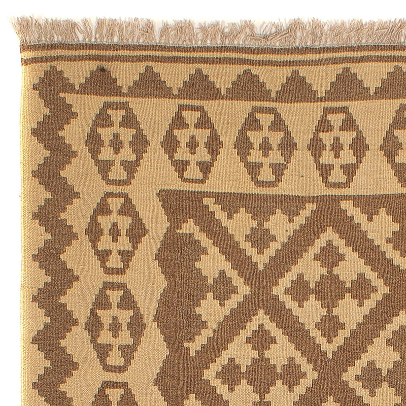 Kelim Carpet - orientalisk matta - 212 x 163 cm - ljusbrun