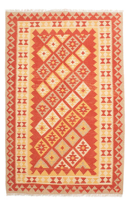 Kelim Carpet - orientalisk matta - 250 x 163 cm - flerfärgad