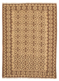 Kelim Carpet - orientalisk matta - 211 x 153 cm - ljusbrun