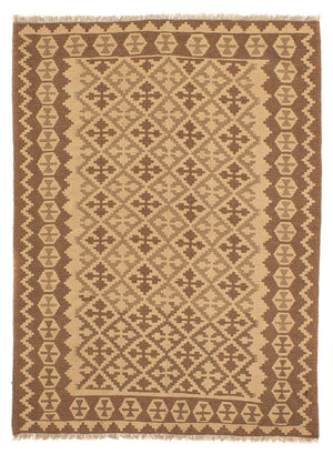 Kelim Carpet - orientalisk matta - 211 x 153 cm - ljusbrun