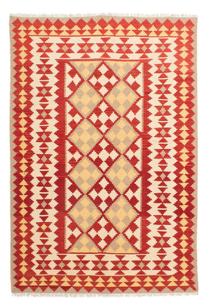 Kelim Carpet - orientalisk matta - 253 x 167 cm - flerfärgad