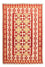 Kelim Carpet - orientalisk matta - 253 x 167 cm - flerfärgad