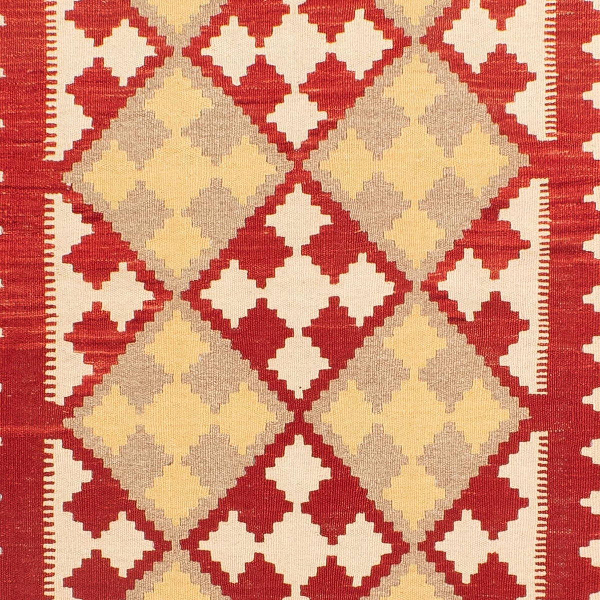 Kelim Carpet - orientalisk matta - 253 x 167 cm - flerfärgad