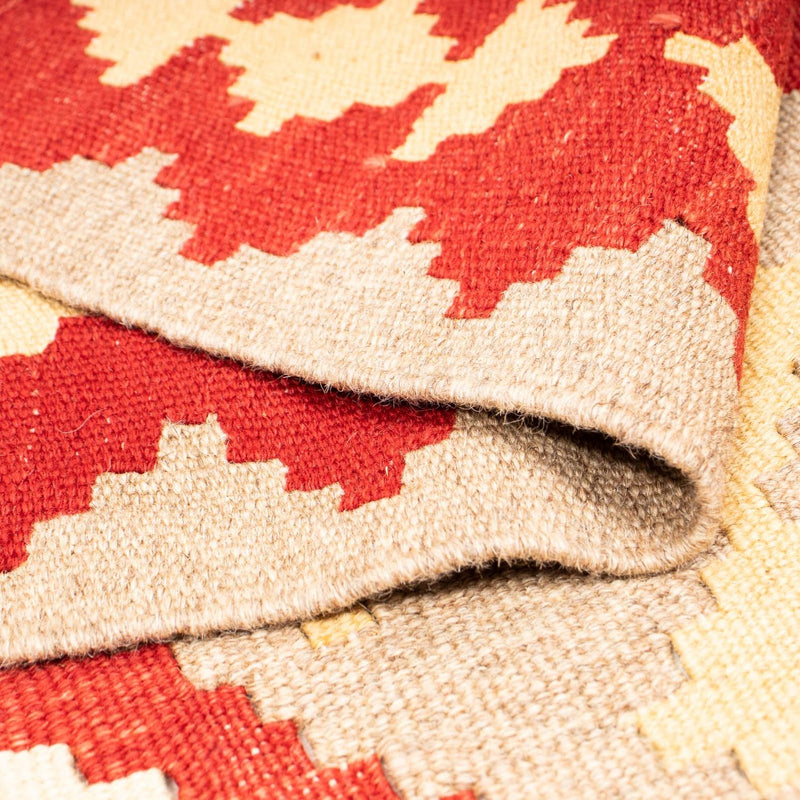 Kelim Carpet - orientalisk matta - 253 x 167 cm - flerfärgad