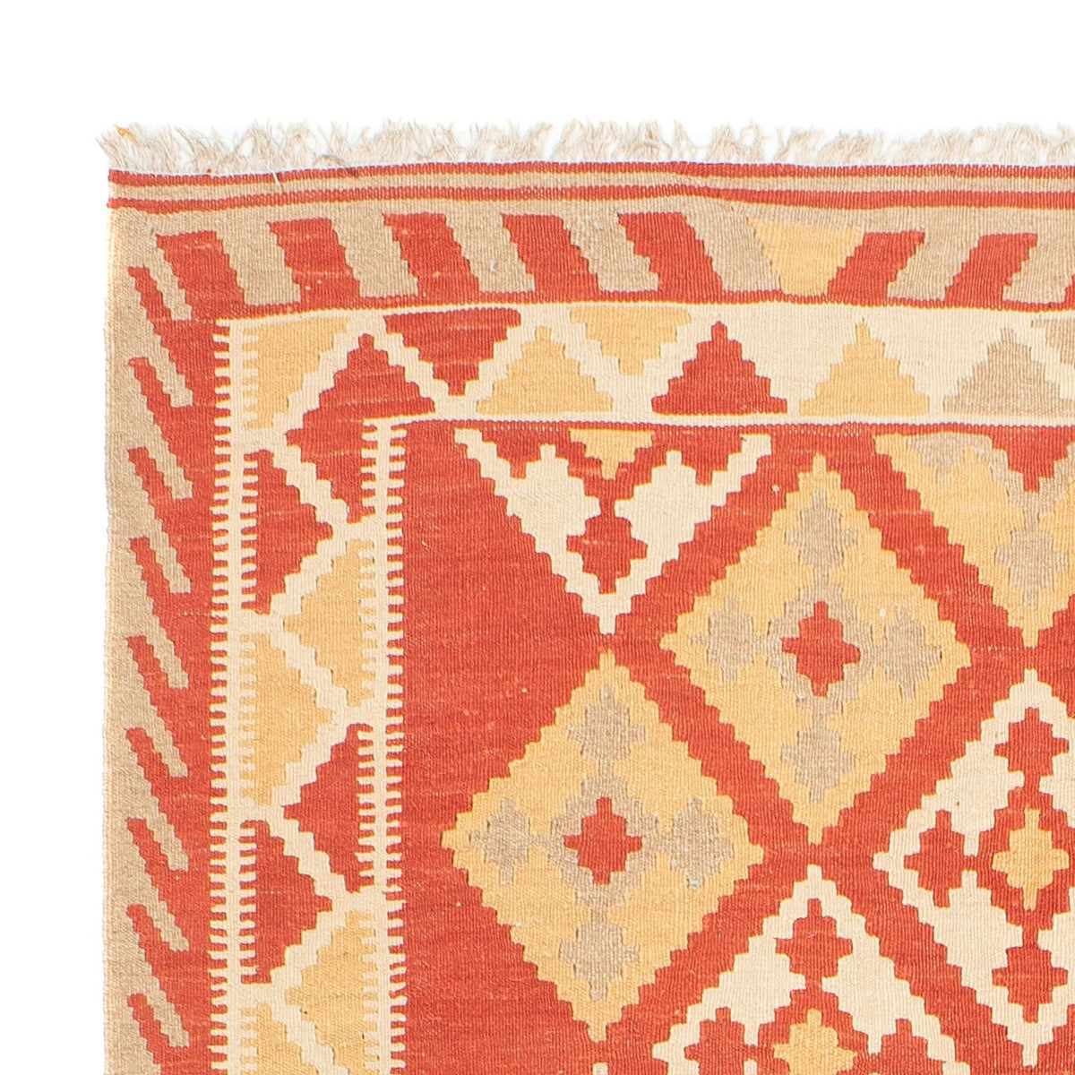 Kelim Carpet - orientalisk matta - 235 x 158 cm - flerfärgad