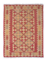 Kelim Carpet - orientalisk matta - 176 x 128 cm - flerfärgad