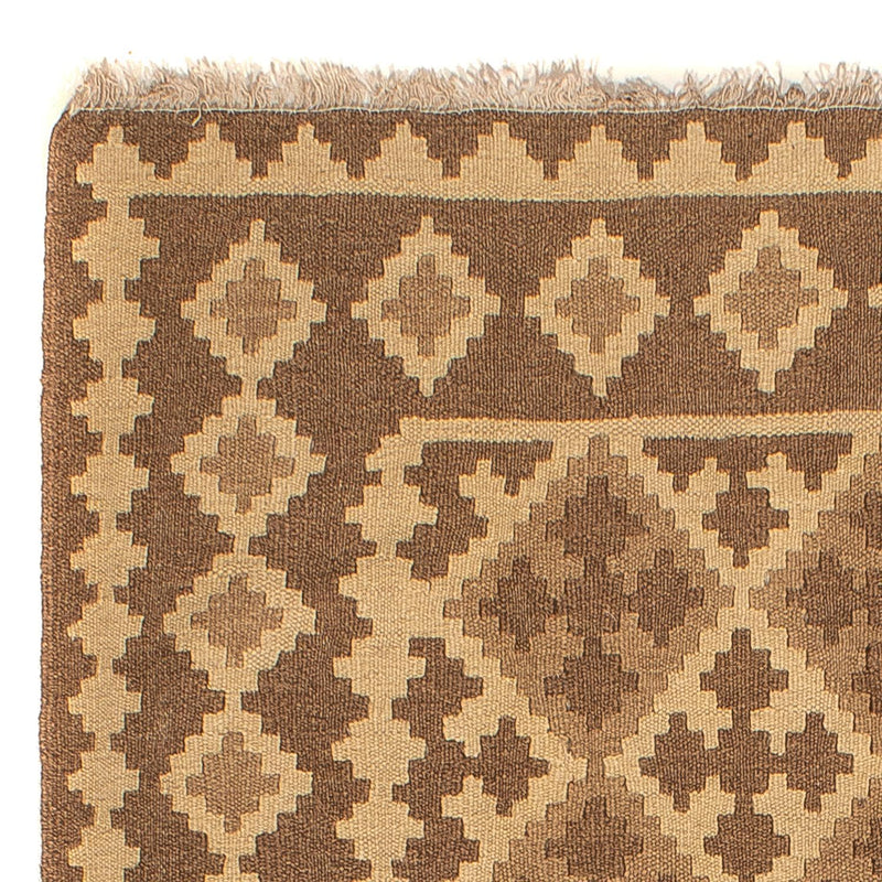 Kelim Carpet - orientalisk matta - 190 x 145 cm - ljusbrun