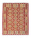 Kelim Carpet - orientalisk matta - 176 x 135 cm - flerfärgad