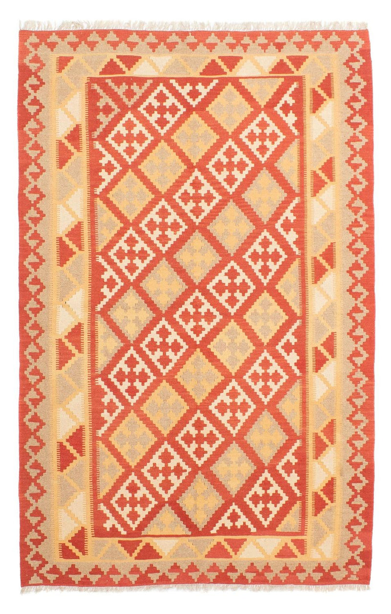 Kelim Carpet - orientalisk matta - 245 x 162 cm - flerfärgad
