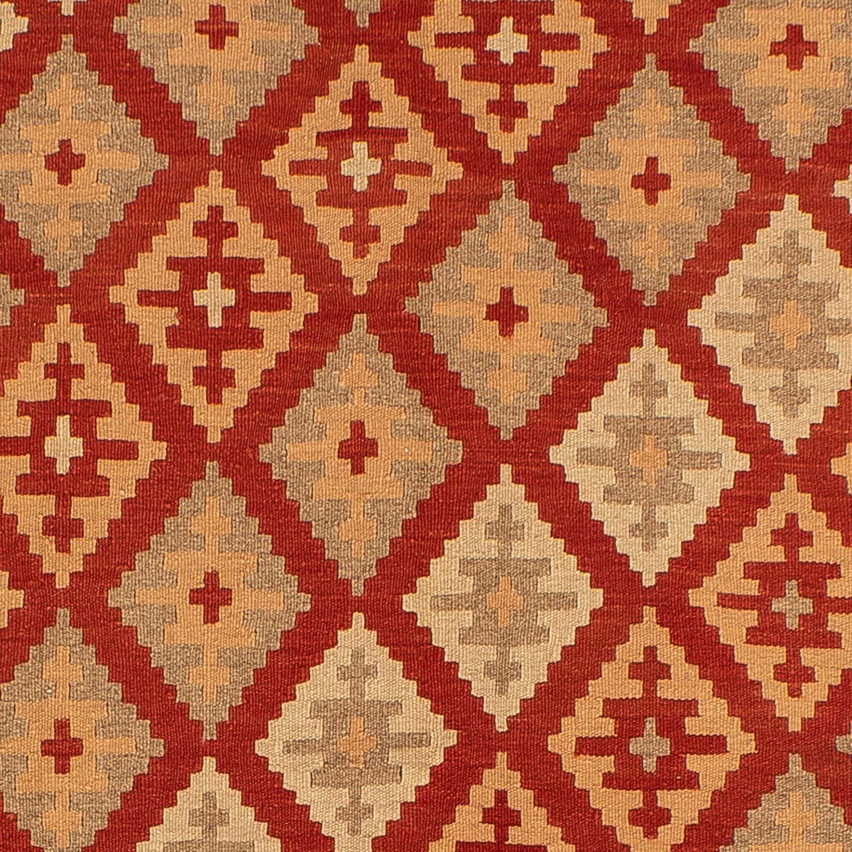 Kelim Carpet - orientalisk matta - 200 x 148 cm - röd