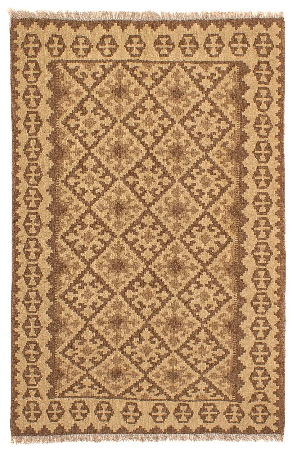 Kelim Carpet - orientalisk matta - 205 x 153 cm - ljusbrun