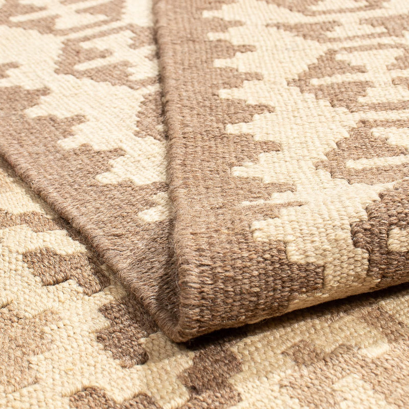 Kelim Carpet - orientalisk matta - 205 x 153 cm - ljusbrun