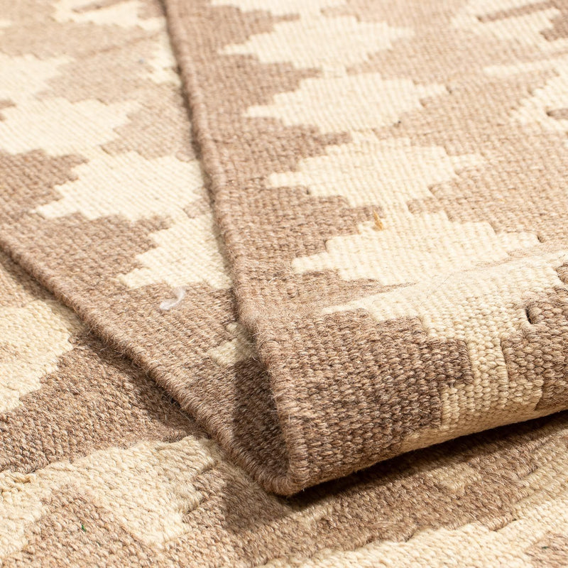 Kelim Carpet - orientalisk matta - 217 x 150 cm - ljusbrun